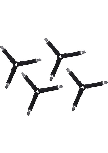 Yatak Çartı Için Ayarlanabilir Kayışlar Klipsi Yatak Kapakları Kanepe Yastık Elastik Bant Kemeri Üçgen Elastik Saklatıcılar Tutucu (Yurt Dışından)