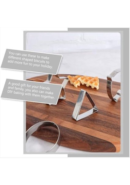 1 Set Koreli Şeker Şeker Yapımı Araçlar Paslanmaz Çelik Kurabiye Kesiciler Yıldız Yuvarlak Şemsiye Üçgen Şekli (Yurt Dışından) fiyatları