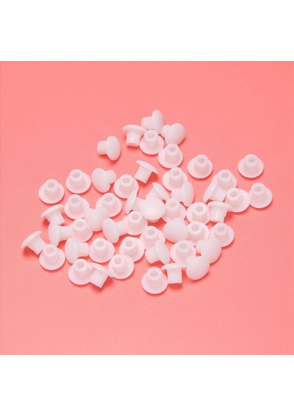 Plastik Yuvarlak Şekleli Kapak Vidalı Kapak Beyaz 5mm Dia Delik Için 150 Pcs (Yurt Dışından) modelleri