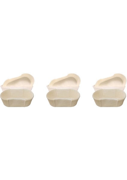 360 Paket Greaseproof Somun Kalay Astarları Düz Kenar Pişirme Parşömen Kağıdı Çubuklu Kek Tavaları Kek Teneke Astar (Yurt Dışından)