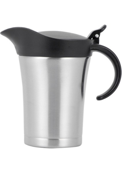 Çift Yalıtılmış Sos Botu Paslanmaz Çelik Sos Sosu Kapaklı Ideal Sos Daha Sıcak Sürahi 750ML (Yurt Dışından)