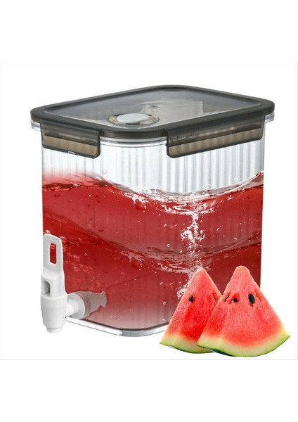 Küçük Içecek Dağıtıcı Plastik Buzdolabı Içecek Dağıtıcı Su Tankı Buzlu Süt Limonata 3 5l Konteyner (Yurt Dışından) fiyatları