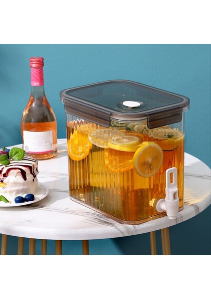 Küçük Içecek Dağıtıcı Plastik Buzdolabı Içecek Dağıtıcı Su Tankı Buzlu Süt Limonata 3 5l Konteyner (Yurt Dışından) modelleri