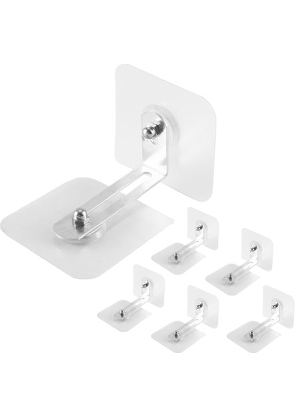 Mobilya Ankrajları Duvar Ankrajları Anti Binberi Mobilya Ankrajları Matkap Yok Yapışkan Mobilya Duvar Ankrajları Bebek 6 Pcs (Yurt Dışından)
