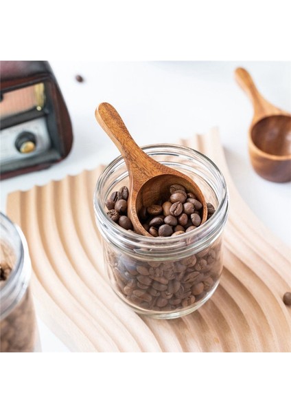 2pcs Ahşap Kaşık Mini Kahve Ölçüm Fincan Ahşap Dondurma Kaşık Mutfak Ölçüm Kaşık (Yurt Dışından) fırsatları