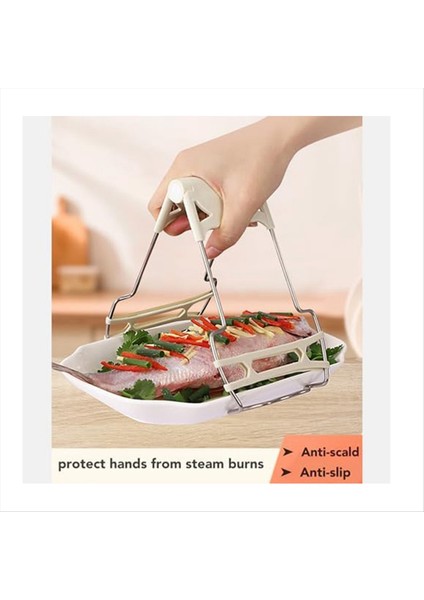 Sıcak Tabak Tutucu Mutfak Anti-Kedi Klipsleri Mutfak Maşaları Sıcak Tabanca Maşalar Sıcak Tabakları Anında Yiyecekle Hareket Ettiriyor (Yurt Dışından) fırsatları