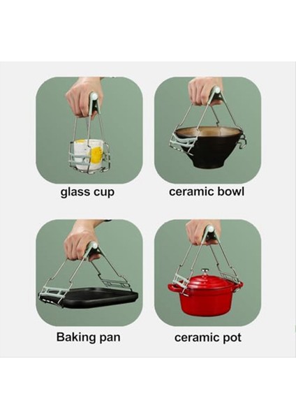 Sıcak Tabak Tutucu Mutfak Anti-Kedi Klipsleri Mutfak Maşaları Sıcak Tabanca Maşalar Sıcak Tabakları Anında Yiyecekle Hareket Ettiriyor (Yurt Dışından) indirimleri