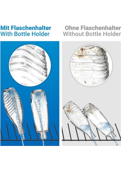 Bulaşık Makinesi Şişesi Tutucular Sodastream Kristal ve Ikilisi Için Bulaşık Makinesi Ekleme Silikon Kapağı 26 7 cm 5pcs (Yurt Dışından) modelleri