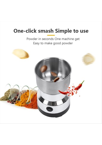 Öğütücü Ev Elektrikli Fasulye Öğütücü Kuru Öğütücü Portatif Kahve Çekirdek Çırpıcı Için Kahve Tozu Makinesi Abd Fiş (Yurt Dışından) fırsatları