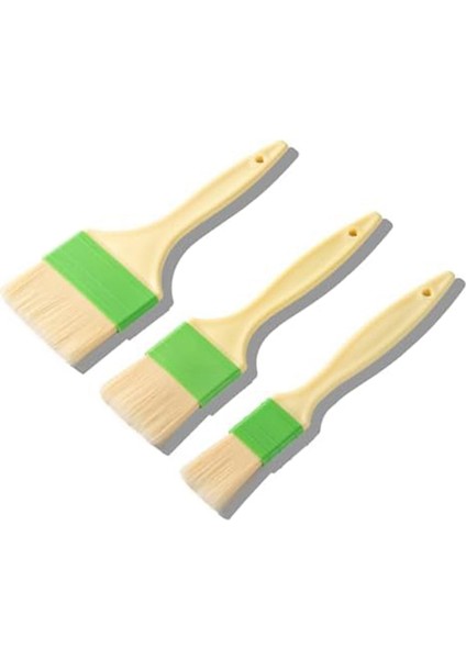 3pcs Basting Hamur Kurdu Pişirme Fırçası Seti Izgara Fırçası Pişirme Için Yiyecek Fırçası Turşusu Için Mükemmel Sos Barbekü Fırçası (Yurt Dışından)