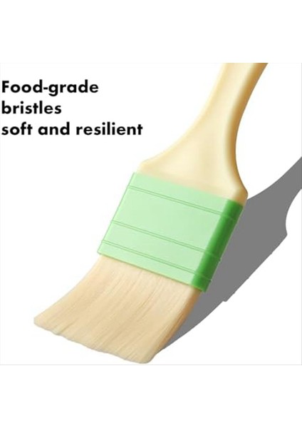 3pcs Basting Hamur Kurdu Pişirme Fırçası Seti Izgara Fırçası Pişirme Için Yiyecek Fırçası Turşusu Için Mükemmel Sos Barbekü Fırçası (Yurt Dışından) fırsatları