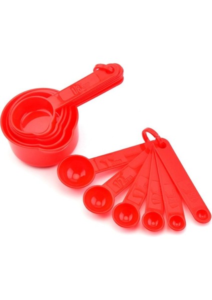 5set (11 Pcs/set) Ölçüm Kupaları ve Kaşık Seti Kuru ve Sıvı Malzeme Için Istiflenebilir Plastik Ölçüm Kaşıkları (Yurt Dışından) indirimleri