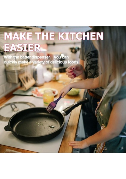 Gözleme Hamur Dispenser Stand Cupcakes Pişirme Make Araçları ile Çok Kalibre Paslanmaz Çelik Huni Dağıtıcı (Yurt Dışından) fırsatları