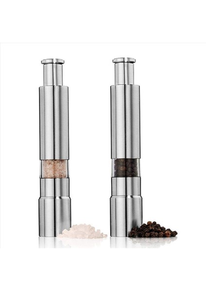 Tuz ve Karabiber Değirmeni Seti Paslanmaz Çelik Tuz ve Karabiber Öğütücü Dayanıklı Bir El Operasyonu Tuz ve Karabiber Değirmen 10 Paket (Yurt Dışından) fiyatları