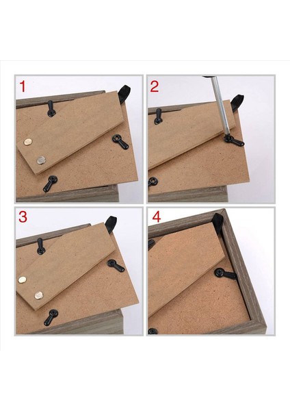 600 Resim Turn Düğmesi Bağlantı Taşıyıcıları Fotoğraf Çerçevesi Donanımı ve Zanaat Asma Çizim Siyah Için 600 Vida (Yurt Dışından) indirimleri