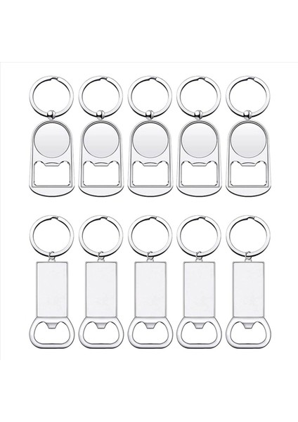 20PCS Süblimasyon Boşlukları Anahtarlıklar Boş Metal Şişe Açıcı Anahtar Halkaları Dikdörtgen Isı Transferi Süblimasyon Anahtarlıkları (Yurt Dışından) fiyatları