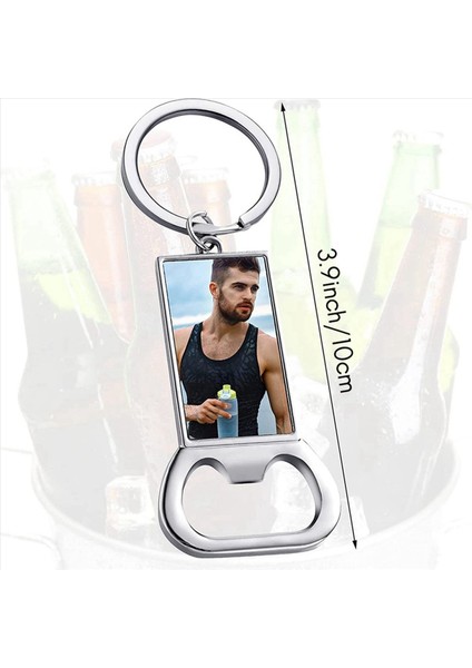 20PCS Süblimasyon Boşlukları Anahtarlıklar Boş Metal Şişe Açıcı Anahtar Halkaları Dikdörtgen Isı Transferi Süblimasyon Anahtarlıkları (Yurt Dışından) modelleri