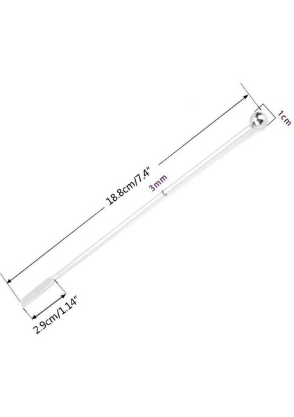 10 Adet Yeniden Kullanılabilir Swizzle Çubuklar Kahve Karıştırıcılar Içecek Karıştırma Çubukları Kokteyl Swizzle Çubukları Gümüş Düz Çubuk Blender (Yurt Dışından) indirimleri