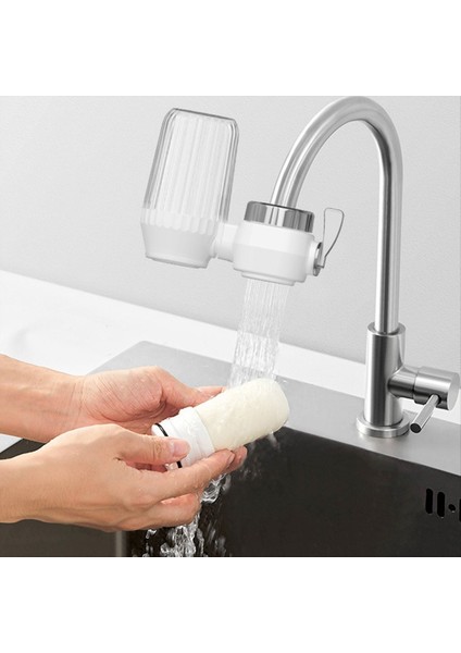 5pc Musluk Musluk Su Filtresi Temizleyici Çıkarılabilir Yıkanabilir Filtre Ev Için Küçük Fiziksel Filtreleme (Yurt Dışından) fırsatları