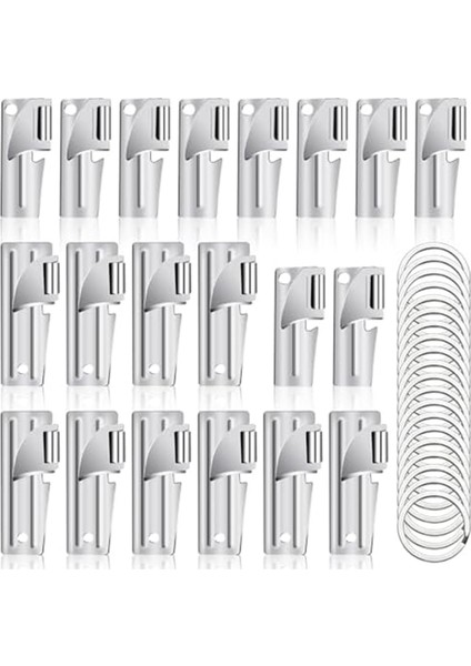 P38 ve P51 Anahtar Halkaları Olan Açıcılar Paslanmaz Çelik Manuel Kamp Açıcı Taşınabilir Mutfak Seyahati Için Portatif Olabilir (Yurt Dışından)