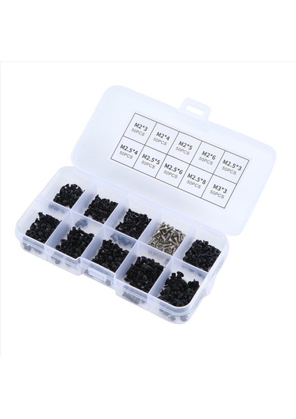 500PCS Paslanmaz Çelik Dizüstü Bilgisayar Vidaları Kit M2 M2 5 M3 Ibm Hp Mac Dell Lenovo Samsung Sony Toshiba Gateway Lg (Yurt Dışından) modelleri