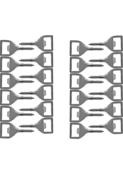 2x Metal Şişe Açıcı Boş Paslanmaz Çelik Düz Şişe Açıcı Kişi Dişli Bira Açıcı Donanımı Parti Için (Yurt Dışından)