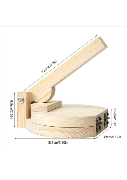 2x Ahşap Tortilla Press Dumpling Cilt Maker Presser Chapati Roti Taco Morn Maker Pressing Mutfak Gadget Aksesuarları (Yurt Dışından) fırsatları