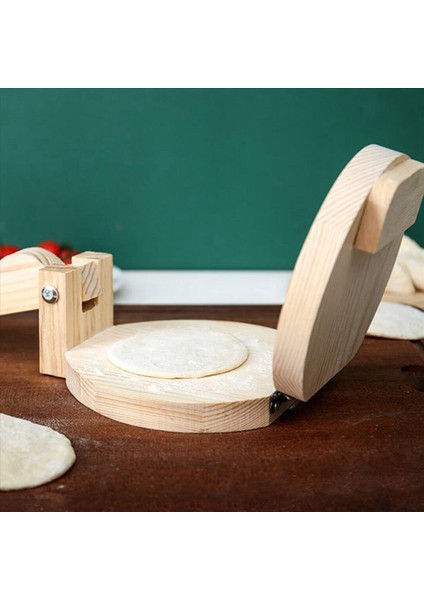 2x Ahşap Tortilla Press Dumpling Cilt Maker Presser Chapati Roti Taco Morn Maker Pressing Mutfak Gadget Aksesuarları (Yurt Dışından) indirimleri