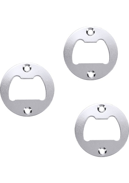 150X Şişe Açıcı Parçası Mounterk Delikli Yuvarlak Metal Güçlü Cilalı Şişe Açıcı Ekler Parçaları (Yurt Dışından)