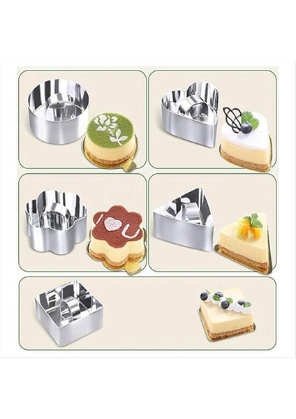 Kek Kalıp Köpük Halkaları Kek Kalıp Pişirme Halkaları Kek Halkası Itici Bisküvi ile Kek Daire Mini Kurabiye Kesiciler (Yurt Dışından) indirimleri