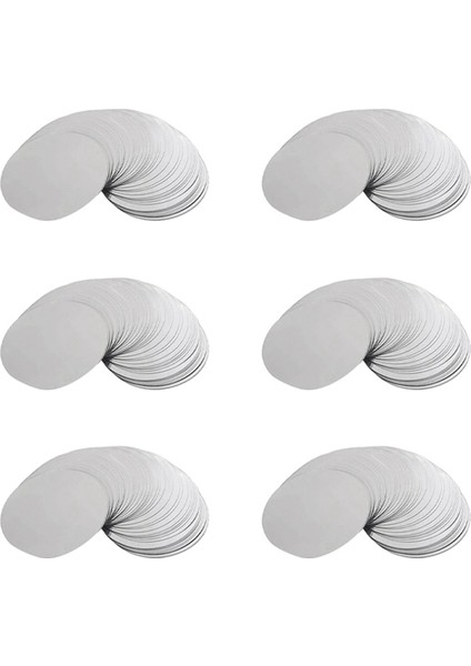 900 Pcs 3 Inç Gümüş Şarap Diskler Damgalı Damla Damlama Dökme Dökme Dökme Şarap Ince Dilim (Yurt Dışından)