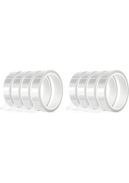 8 Rulo 20MM X33M (108FT) Htv Elektrik Bandı Şeffaf Yüksek Sıcaklık Süblimasyon Isı Dayanıklı (Yurt Dışından)