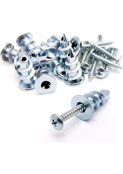 Çinko Kendi Kendini Driling Alçıpan/içi Boş Duvar Ankraj Kiti Vidalı (30 Adet) (Yurt Dışından)