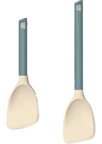Silikon Spatula Yapışmaz Turner Balık Biftek Naylon Saplı Isıya Dayanıklı Mutfak Mekanları (10IN ve 13IN) (Yurt Dışından)