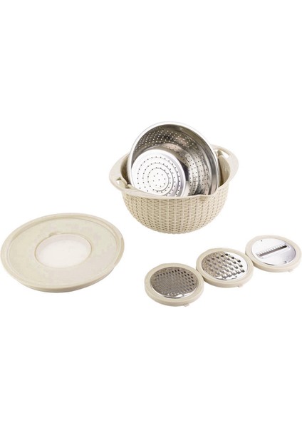 Karıştırma Kasesi Seti - Mutfak Gıda Süzgeçleri ve Kolanlar Için Süzgeçler Makarna Süzgeç Ana Sayfa Essential B (Yurt Dışından)