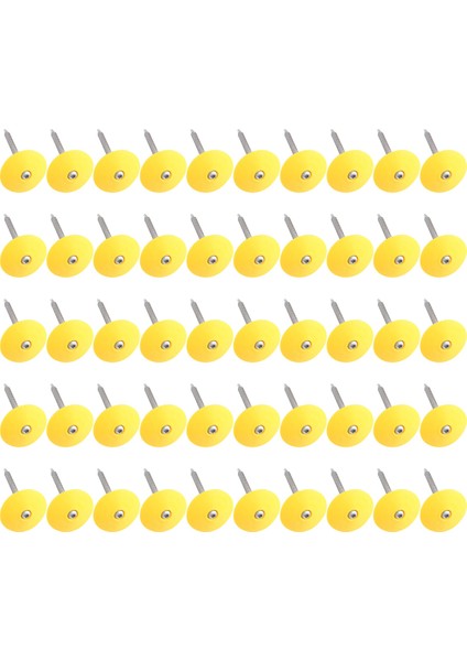 2 Inç Plastik Yuvarlak Kapak Çivileri Galvanizli Katran Kağıt Çivileri Ev Için Sarma Sabitleme Köpük Tahta Çatı Kaplaması 50 Adet (Yurt Dışından)