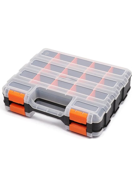 Çift Taraflı Araç Organizatör Donanım Aracı Aksesuar Kutusu Parçalar Kutu Araç Kutusu (Yurt Dışından)