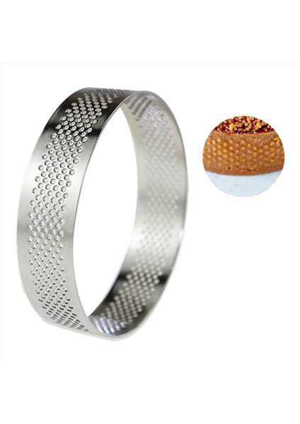 36PCS 6cm Tart Halkası Paslanmaz Çelik Tartlet Kalıp Daire Kesici Pasta Halkası Isıya Dayanıklı Delikli Kek Köpük Kalıpları (Yurt Dışından) fırsatları