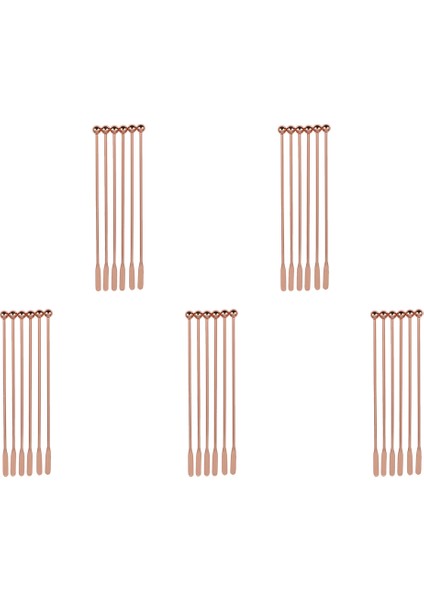 Paslanmaz Çelik Kahve Içecek Karıştırıcılar Karıştırın Kokteyl Içecek Swizzle Çubuğu Kahve Karıştırma Çubuğu 30 (Yurt Dışından)