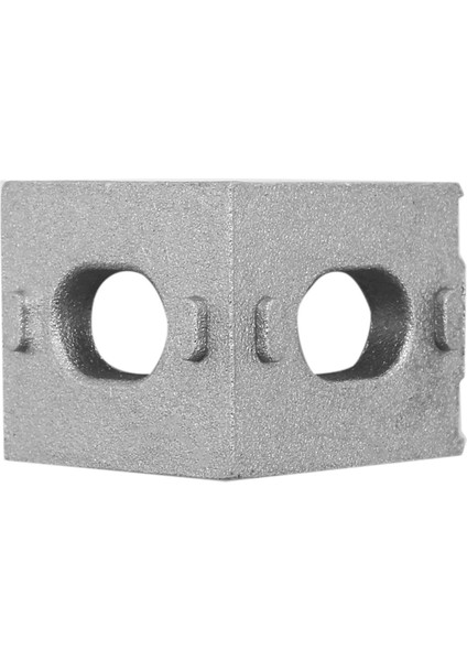 2020 Serisi Alüminyum Profil Konnektör Seti 200PCS Köşe Braketi 400 Pcs M5 x 10MM T-Yüz (Yurt Dışından)