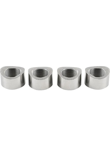 4pcs Otomobil Egzoz Borusu Modifikasyonu Montaj Tabanı Kaynak Somun Azot ve Oksijen Sensörü Taban Yuvarlak Somun M18X1 5 (Yurt Dışından)