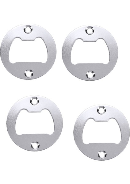 200X Şişe Açıcı Parçası Countersunk Delikleri Yuvarlak Metal Güçlü Cilalı Şişe Açıcı Ek Parçaları (Yurt Dışından)