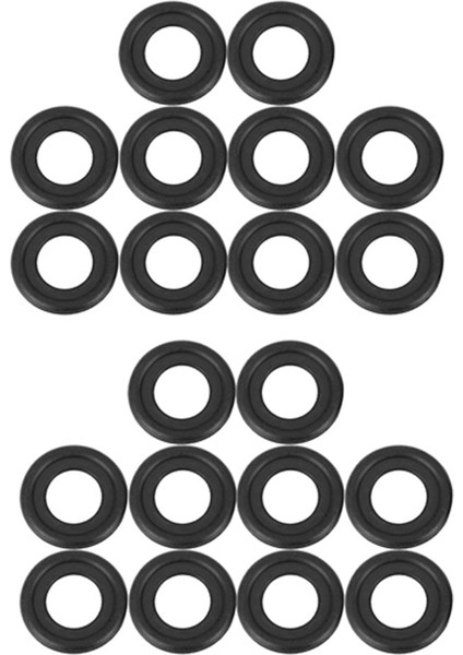 20PCS Siyah Kauçuk Yağ Drenaj Tapası Contaları Yıkayıcı Yedek Gm 12616850 3536966 097-119 (Yurt Dışından)