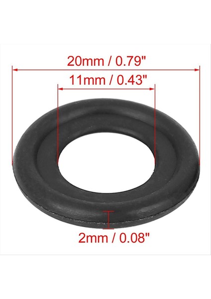 20PCS Siyah Kauçuk Yağ Drenaj Tapası Contaları Yıkayıcı Yedek Gm 12616850 3536966 097-119 (Yurt Dışından) indirimleri