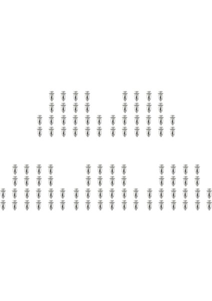 100 Pcs M6X25 Jack Fındık Araç Metal Vidalı Taç Pety Fındık Ile Ile Duvar Demir Cilt (Yurt Dışından)