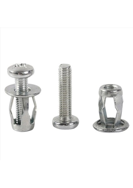 100 Pcs M6X25 Jack Fındık Araç Metal Vidalı Taç Pety Fındık Ile Ile Duvar Demir Cilt (Yurt Dışından) fiyatları
