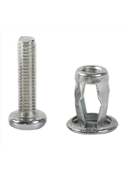 100 Pcs M6X25 Jack Fındık Araç Metal Vidalı Taç Pety Fındık Ile Ile Duvar Demir Cilt (Yurt Dışından) modelleri