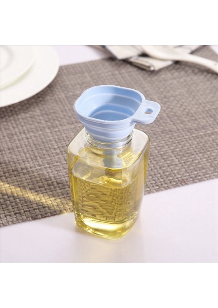 2x Yenilik Silikon Katlanır Huni Teleskopik Uzun Katlanabilir Stil Huniler Mavi (Yurt Dışından) modelleri