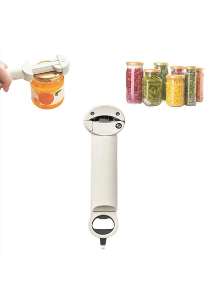 Kavan Açıcı Çok Fonksiyonlu Geri Çekilebilir Şişe Açıcı Ayarlanabilir Çok Fonksiyonlu Paslanmaz Çelik Açıcı Beyaz (Yurt Dışından) fiyatları