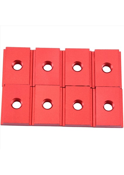 8 Adet M8 T Tip Parça Kaydırıcısı 30/45 Tip Kelepçe Vidalı Groove Freader Ahşap Işleme Aracı Kırmızı (Yurt Dışından) fiyatları